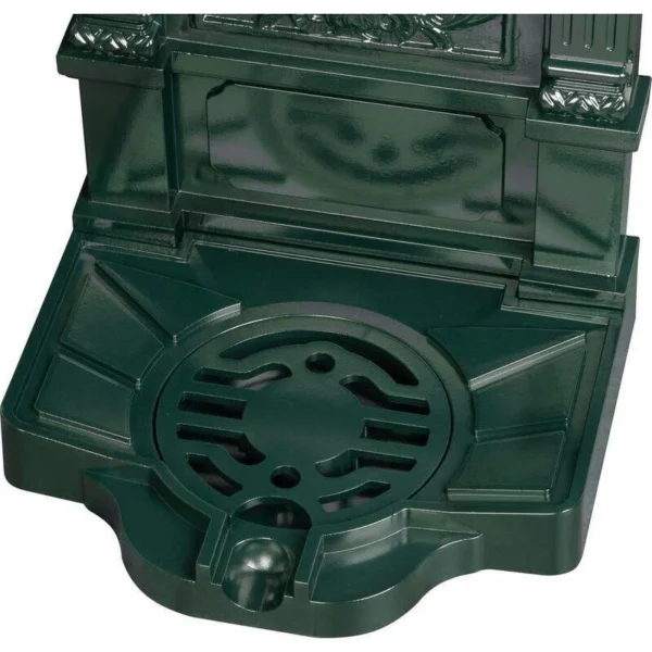 Chiuveta de gradina, aluminiu, verde inchis, 39x32x83 cm, Strend Pro - imagine 3