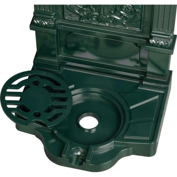 Chiuveta de gradina, aluminiu, verde inchis, 39x32x83 cm, Strend Pro - imagine 2
