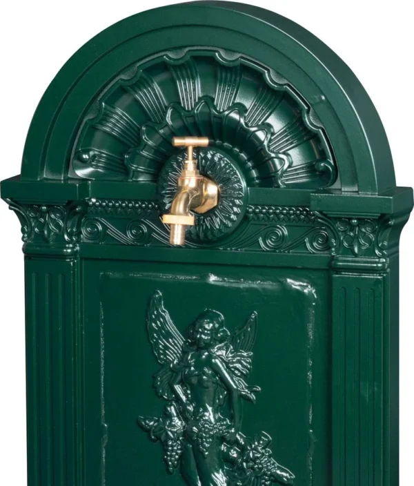 Chiuveta de gradina, aluminiu, verde inchis, 40x35x83 cm, Strend Pro - imagine 5