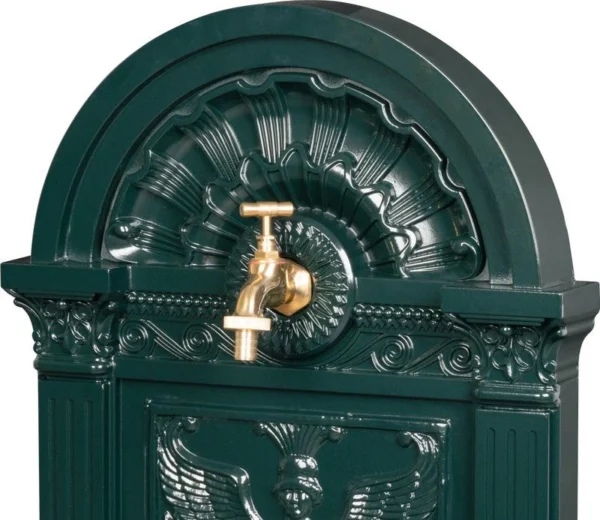 Chiuveta de gradina, aluminiu, verde inchis, 39x32x83 cm, Strend Pro - imagine 5