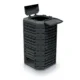 Compostor de gradina, 1250 L, negru, Compogreen, Vario - imagine 4