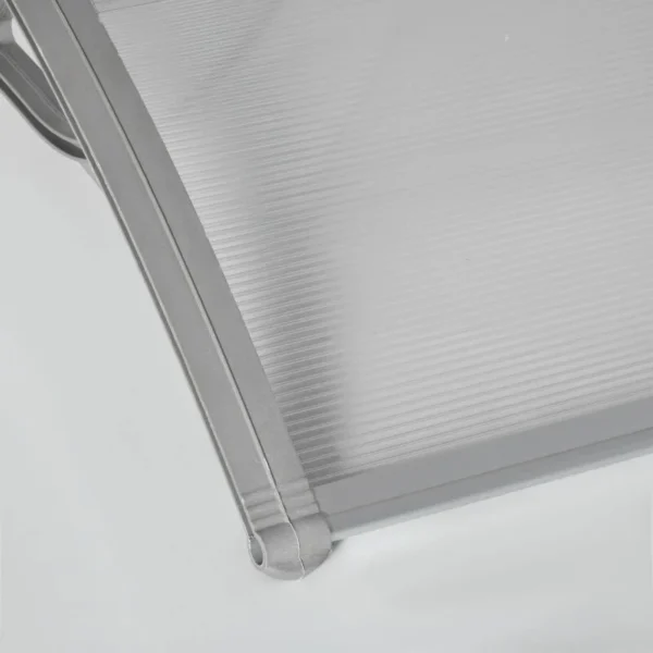Copertina marchiza, policarbonat, transparent, 100x75x23 cm - imagine 2