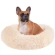 Culcus moale, pentru caine/pisica, crem, 40 cm - imagine 13