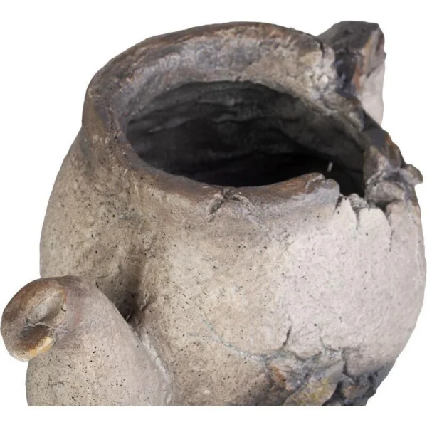 Decoratiune gradina/ghiveci de flori, MagicHome, ceramica, ceainic spart, 23.5x40x20.5 cm - imagine 3