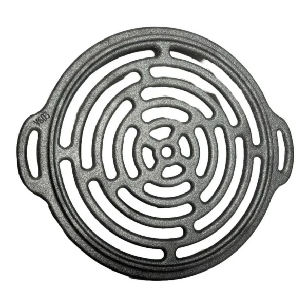 Disc pentru gratar, fonta, tip grill, cu picioare, set 4 piese, 49.5 cm - imagine 11