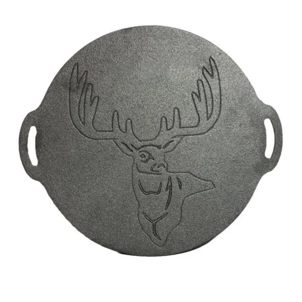 Disc pentru gratar, fonta, tip grill, cu picioare, set 4 piese, 49.5 cm - imagine 8