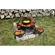 Disc pentru gratar, fonta, tip grill, cu picioare, set 4 piese, 49.5 cm - imagine 20