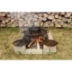 Disc pentru gratar, fonta, tip grill, cu picioare, set 4 piese, 49.5 cm - imagine 18