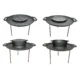 Disc pentru gratar, fonta, tip grill, cu picioare, set 4 piese, 49.5 cm - imagine 22