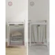 Raft baie cu cos de rufe, Artool, placa raft MDF, cadru otel, cu compartiment rufe, alb, 50x33x72 cm - imagine 4