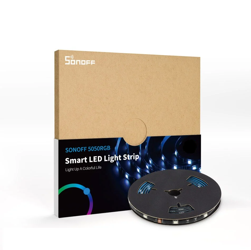 Extensie Banda LED RGB Sonoff L1-Lite, telecomanda, 5m