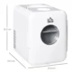 Frigider turistic, mini, 12V/220V, alb, 4 L, 25.8x20.5x26.3 cm - imagine 8