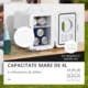 Frigider turistic, mini, 12V/220V, alb, 4 L, 25.8x20.5x26.3 cm - imagine 5