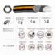 Furtun de gradina, 4 straturi, flexibil, ranforsat, 1/2", 2 m, Richmann Exclusive - imagine 2