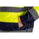 Geaca de lucru, vesta, 3 in 1, reflectorizanta, poliester, galben, model Hi-Vis, marimea M/50 - imagine 14