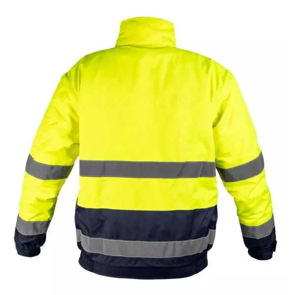 Geaca de lucru, vesta, 3 in 1, reflectorizanta, poliester, galben, model Hi-Vis, marimea M/50 - imagine 9