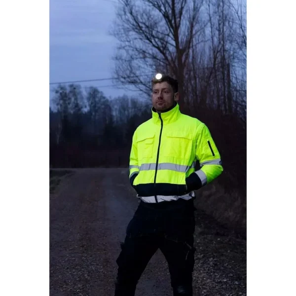 Geaca de lucru, vesta, 3 in 1, reflectorizanta, poliester, galben, model Hi-Vis, marimea XL/54 - imagine 14