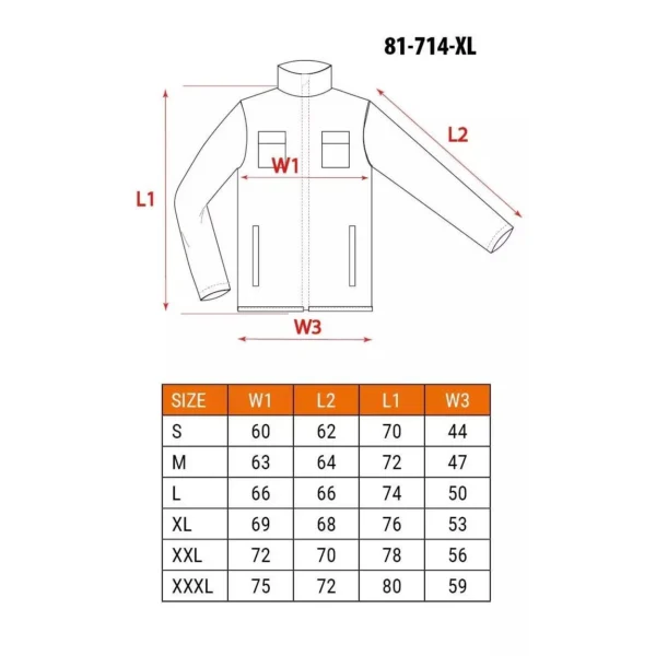 Geaca de lucru, vesta, 3 in 1, reflectorizanta, poliester, galben, model Hi-Vis, marimea XL/54 - imagine 7