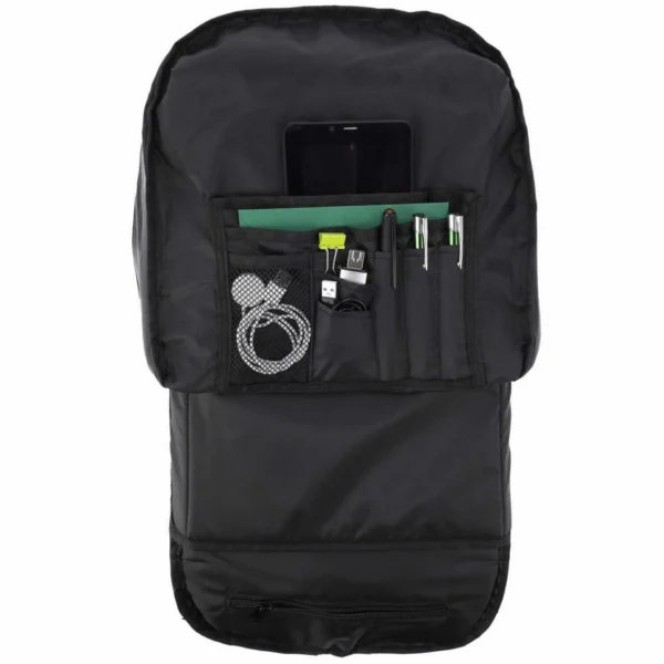Ghiozdan/rucsac turistic, Tourpeak, 5 compartimente, negru, 21 L, 30x10x40 cm - imagine 5