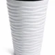 Set 2 ghivece de flori, Sand Slim, rotunde, inalte, 39x75 cm, alb, Prosperplast - imagine 5