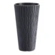 Set 2 ghivece de flori, Sandy Slim, rotunde, inalte, 34.9x62 cm, antracit, Prosperplast - imagine 3