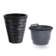 Ghiveci decorativ de flori, rotund, antracit, 11/21 L, 34.5x38.5 cm, Sand - imagine 6