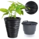 Ghiveci decorativ de flori, rotund, antracit, 11/21 L, 34.5x38.5 cm, Sand - imagine 3