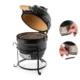 Gratar gradina, grill rotund, ceramic, cu capac, 35x40.5x55 cm, Kamado Egg 13  - imagine 3