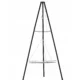Gratar de gradina cu carbuni, grill rotund, trepied ajustabil, 64.5x64.5x150 cm, Chomik - imagine 6