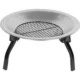 Vatra de foc cu gratar de gradina, grill rotund, metal, 57x40 cm, Strend Pro BBQ Mara - imagine 2