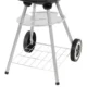 Gratar gradina cu carbuni, grill rotund, cu roti, capac, rafturi, 34.5 cm, 36x46.5x71 cm, Pluto - imagine 3