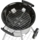 Gratar gradina cu carbuni, grill rotund, cu roti, capac, rafturi, 34.5 cm, 36x46.5x71 cm, Pluto - imagine 4
