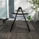 Hamac poliester cu suport otel, husa, alb, 263x89x100 cm - imagine 3