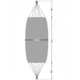 Hamac textil, verde, max 200 kg, 200x150 cm - imagine 3