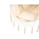 Hamac tip scaun, cu 2 perne, bej, max 100 kg, 100x130 cm - imagine 4