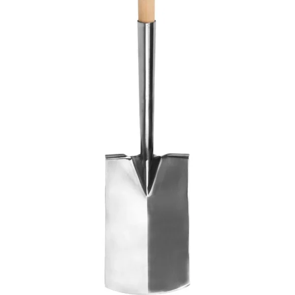 Harlet, cazma, drept, inox, coada lemn, 55x18x118 cm, Strend Pro Premium - imagine 2