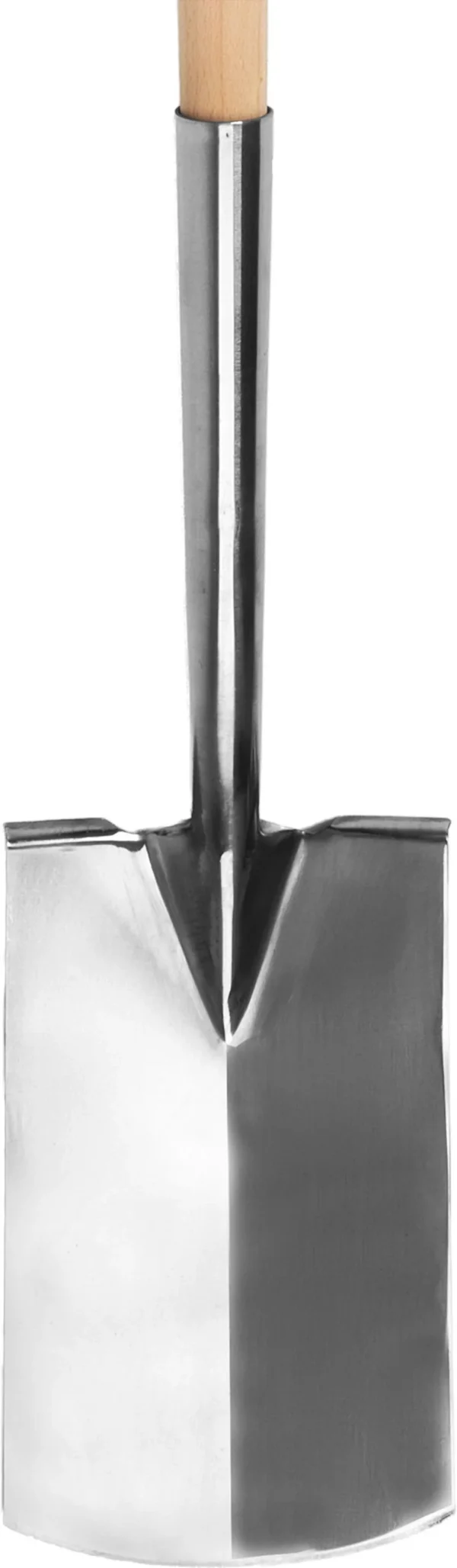 Harlet, cazma, drept, inox, coada lemn, 55x18x118 cm, Strend Pro Premium - imagine 3