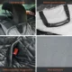 Husa bancheta auto pentru protectie si transport caini, catifea si bumbac, gri, 165x145 cm - imagine 4
