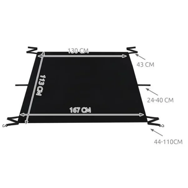 Husa protectie parbriz, impotriva inghetului, 130/167x113 cm - imagine 4