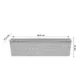 Jardiniera decorativa, alb, 68.5x17.3x15 cm, Ratolla Case P - imagine 2