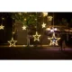 Instalatie luminoasa tip perdea, model stea mare, alb cald, 8 moduri iluminare, interior-exterior, IP44, 138 LED, 2.5 m - imagine 2