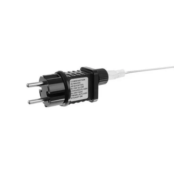 Instalatie luminoasa tip perdea, model stea mare, alb cald, 8 moduri iluminare, interior-exterior, IP44, 138 LED, 2.5 m - imagine 11