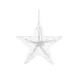 Instalatie luminoasa tip perdea, model stea mare, alb cald, 8 moduri iluminare, interior-exterior, IP44, 138 LED, 2.5 m - imagine 10