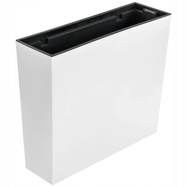 Set 2 jardiniere decorative, Urbi Case, alb, 58x18x49.8 cm - imagine 4