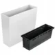 Set 2 jardiniere decorative, Urbi Case, alb, 58x18x49.8 cm - imagine 3