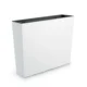 Set 2 jardiniere decorative, Urbi Case, alb, 58x18x49.8 cm - imagine 7