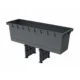 Set 2 jardiniere decorative, Urbi Case M, alb, 77x23.5x40.6 cm, 27 L - imagine 3