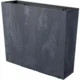 Jardiniera decorativa, Urbi Case Beton Effect, 58x18x49.8 cm, antracit, Prosperplast - imagine 3