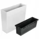 Jardiniera decorativa, alb, 58x18x49.8 cm, Urbi Case - imagine 3