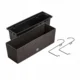 Set 2 jardiniere decorative, suport metalic, Rato Case W, maro, 58x18x19.5 cm - imagine 3